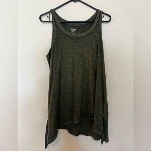 Forest green tank top